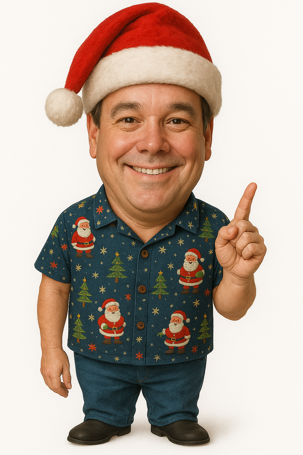 Harrison waving his finger - access denied